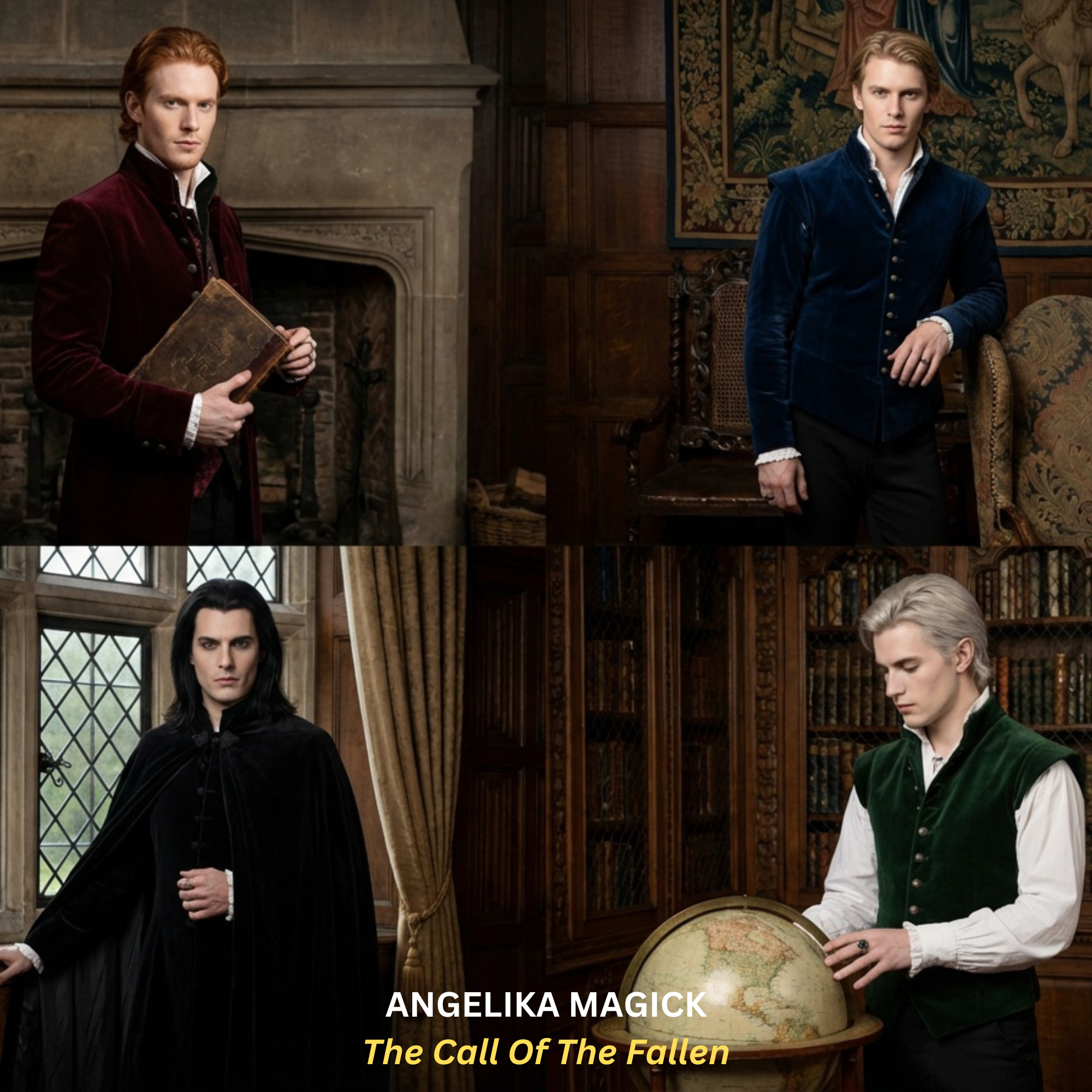 Powerful Coven of 4 Carpathian Vampires - Preconjured - Spirit Binding - Spirit Keeping- Angelika Magick