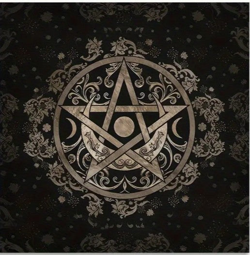Enchanted Altar Cloth, Boost the Energy of All Offerings, Spell, Spirit Vessels plus Divination Spell - by Angelika Magick