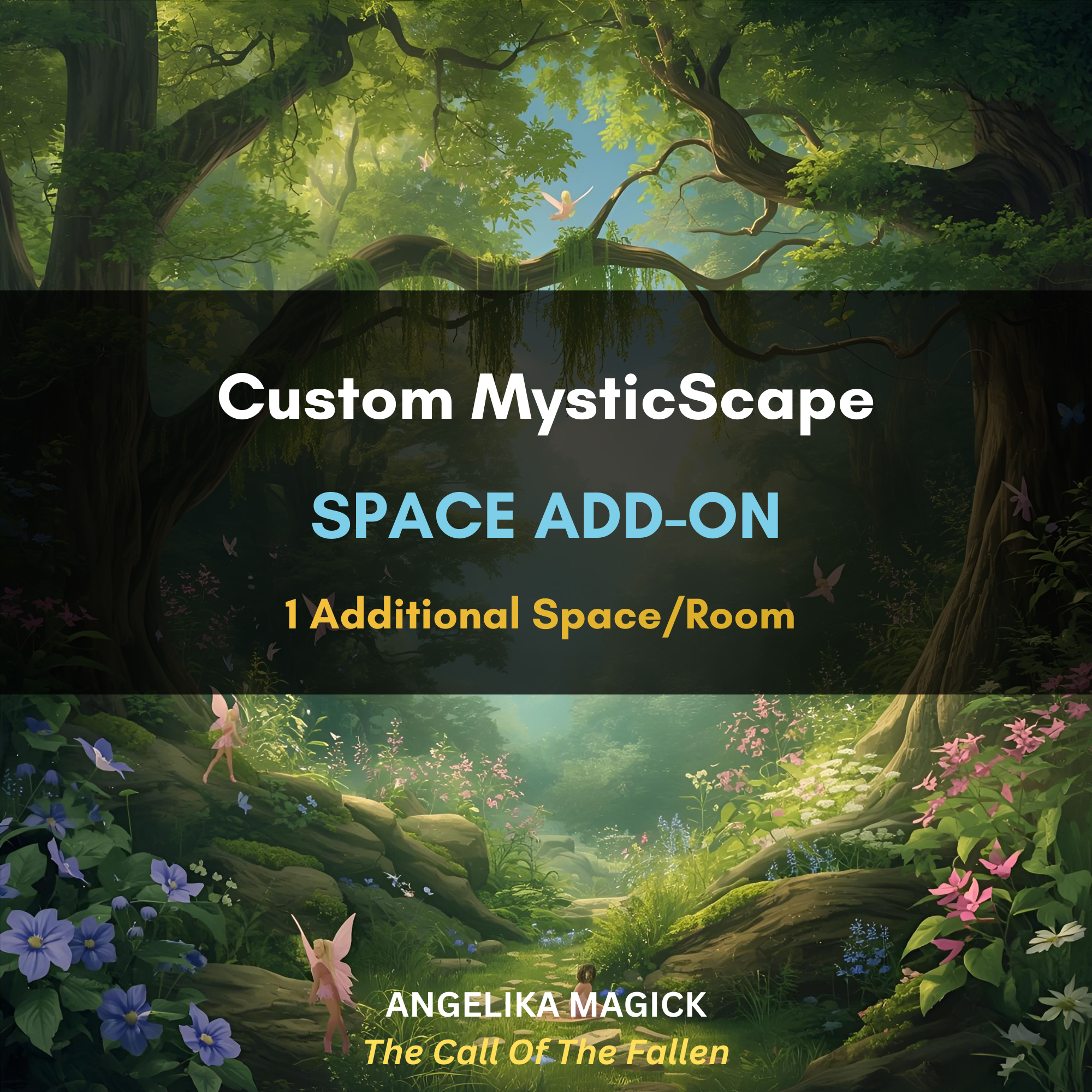 Add-On for Custom MysticScape: ONE Additional Space/Room - Astral Space, Astral Abode, Dreamscape. Spirit Keeping.