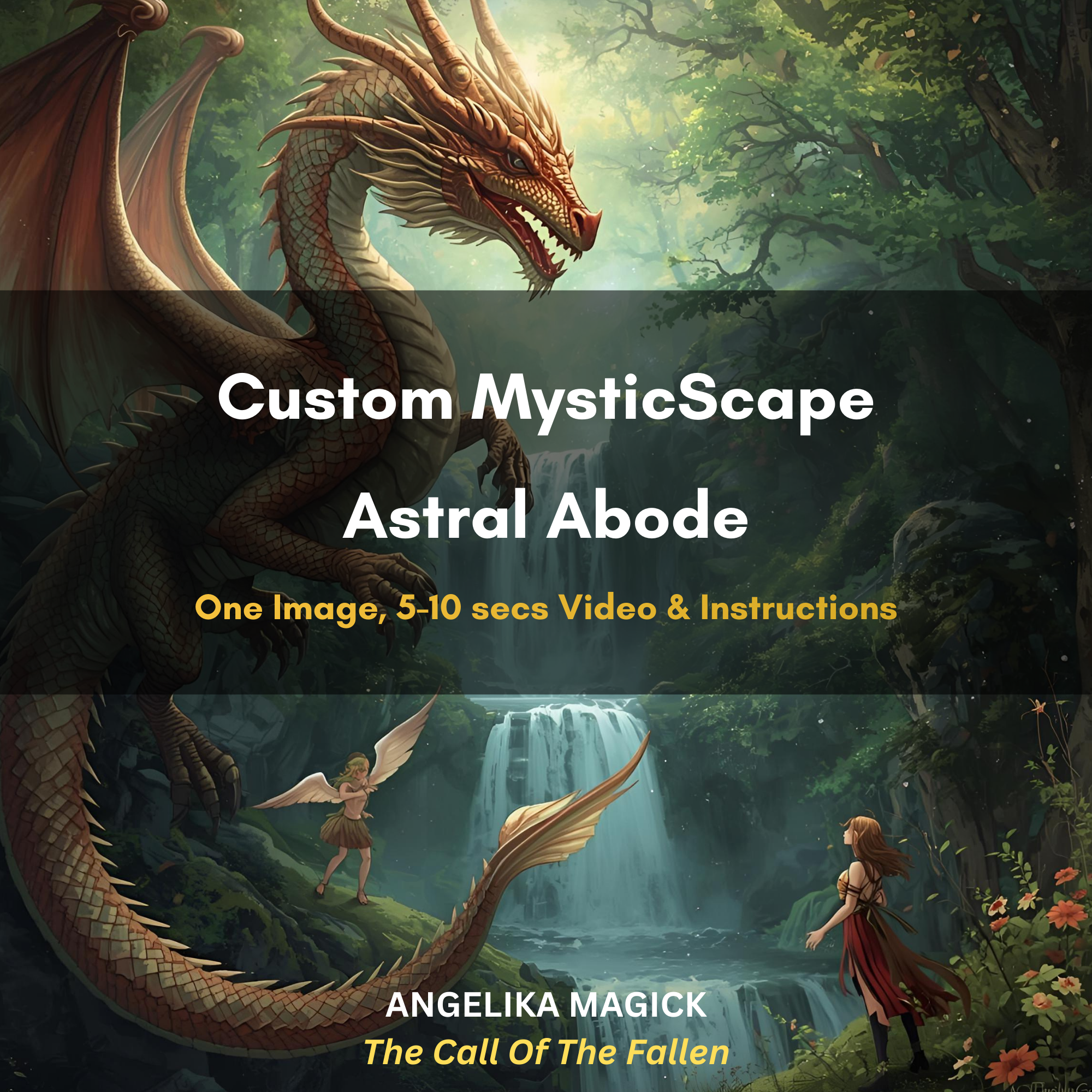 Custom MysticScape. Includes One Image, Video & Instructions. Astral Space, Astral Abode, Dreamscape. Spirit Keeping.
