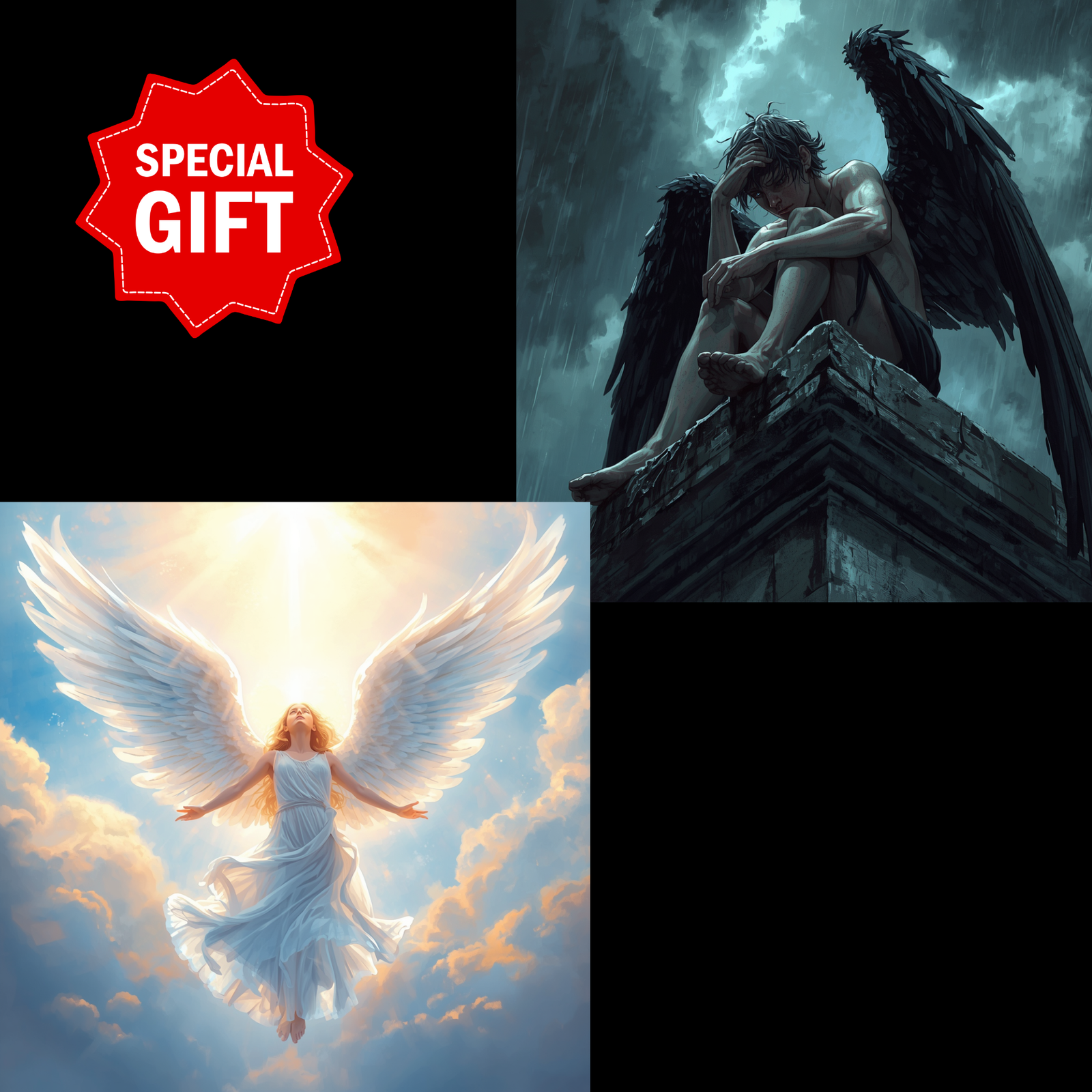 Free preconjured Angel (included Fallen Angel type) with your 50 EUR order after discounts