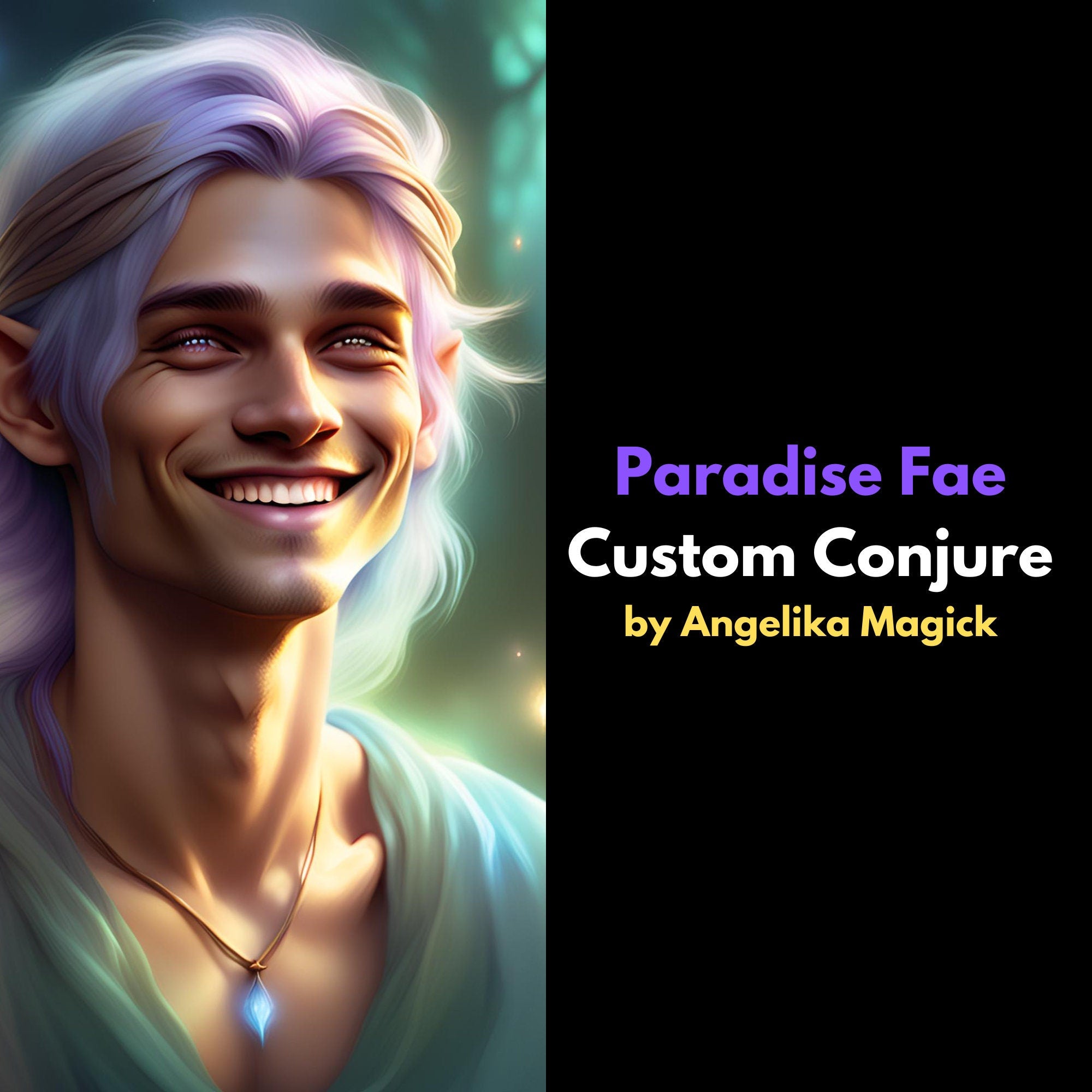 Custom Conjure of a Paradise Fae Spirit Companion with Direct Binding - Spirit Binding - An Exclusive Angelika Magick's Conjure