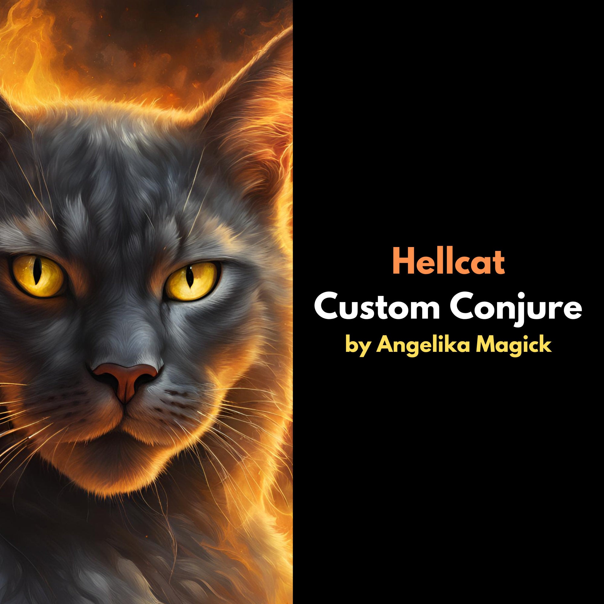 Custom Conjure of a Hellcat Spirit Companion with Direct Binding - Spirit Binding