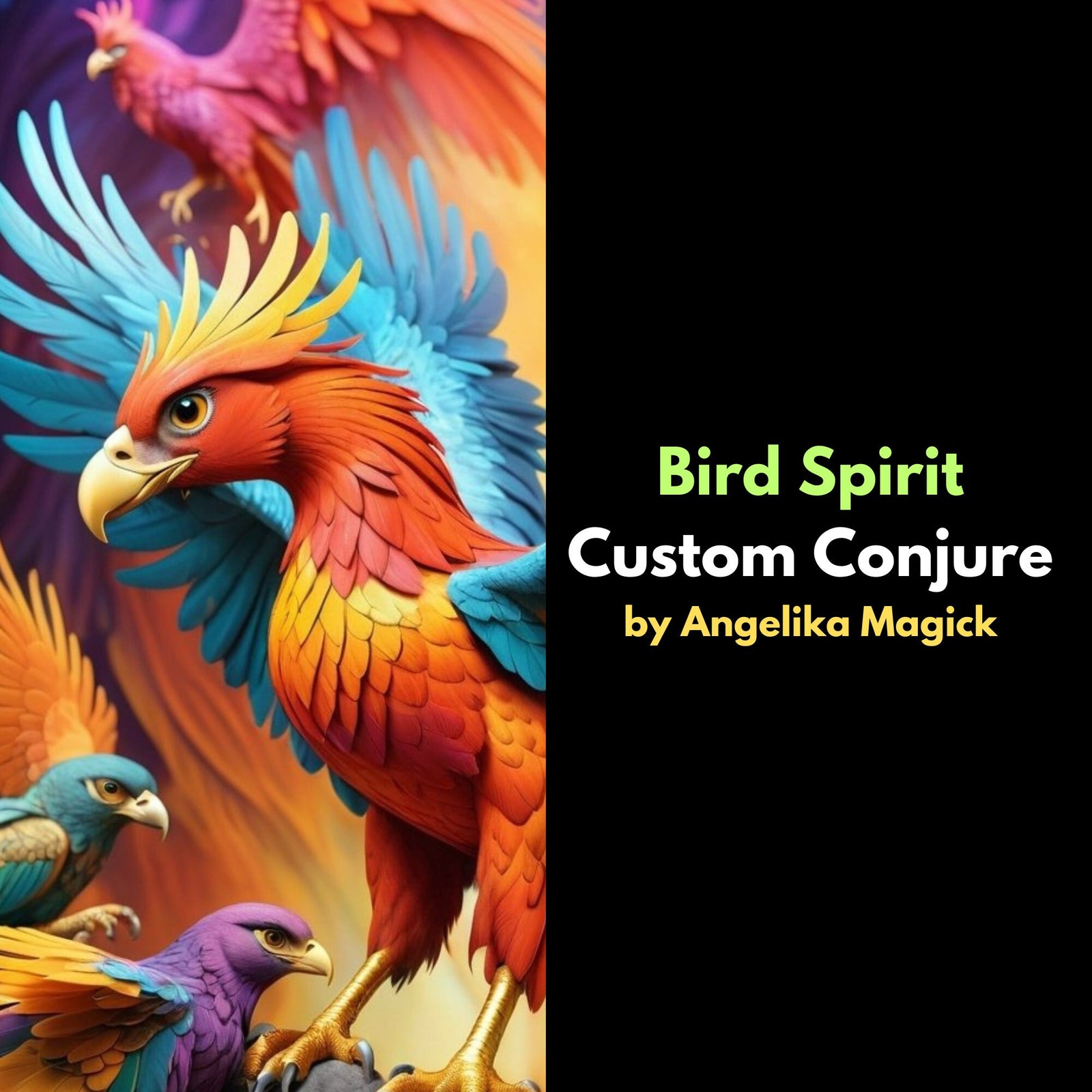 Custom Conjure of a Bird Spirit Companion with Direct Binding - Spirit Binding -