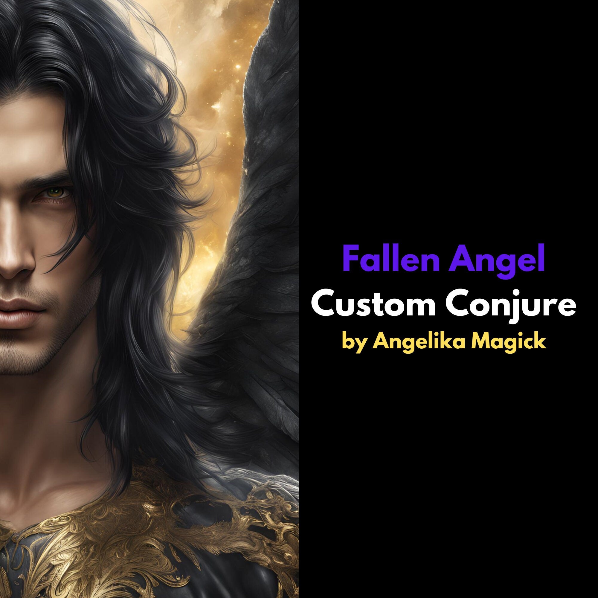 Custom Conjure of a Fallen Angel Spirit Companion with Direct Binding - Spirit Binding