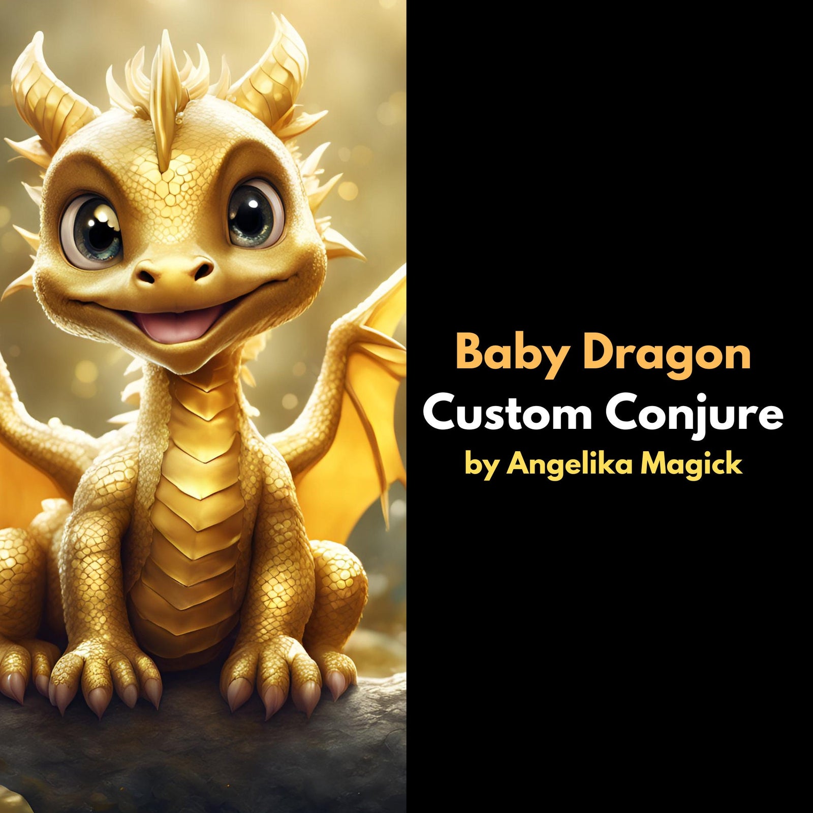 Custom Conjure of a Baby Dragon Spirit Companion with Direct Binding - Spirit Binding