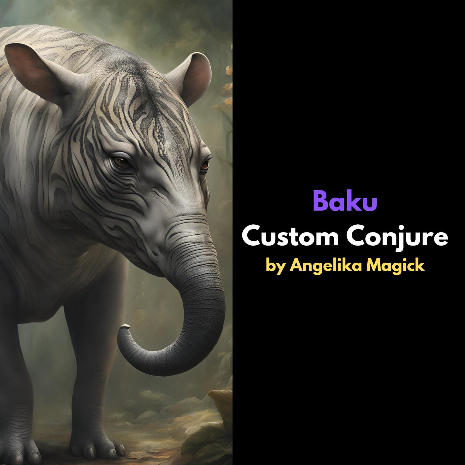 Mukautettu Baku Spirit Companion loihtiminen suoralla sidoksella - Spirit Binding