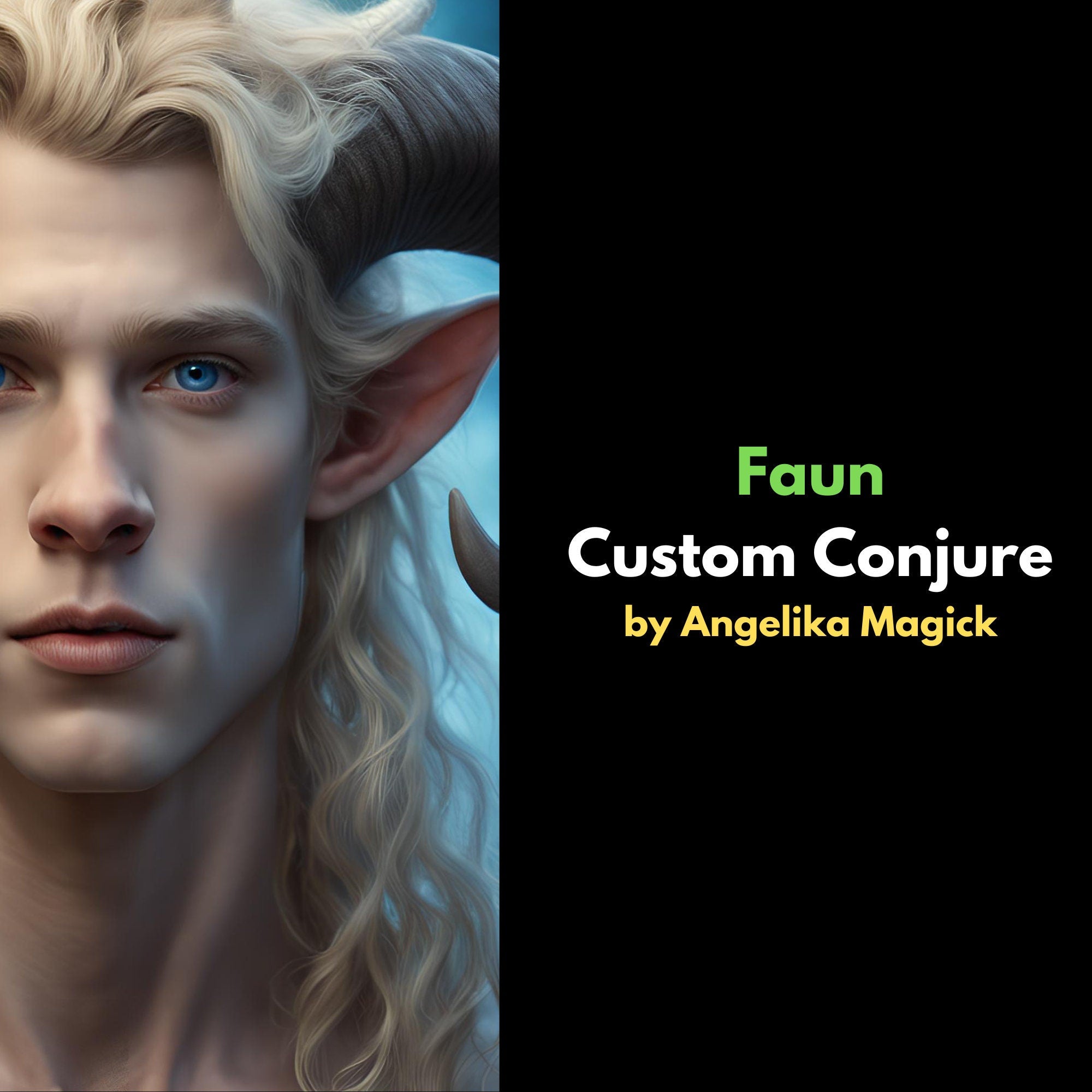 Custom Conjure of a Faun Spirit Companion with Direct Binding - Spirit Binding