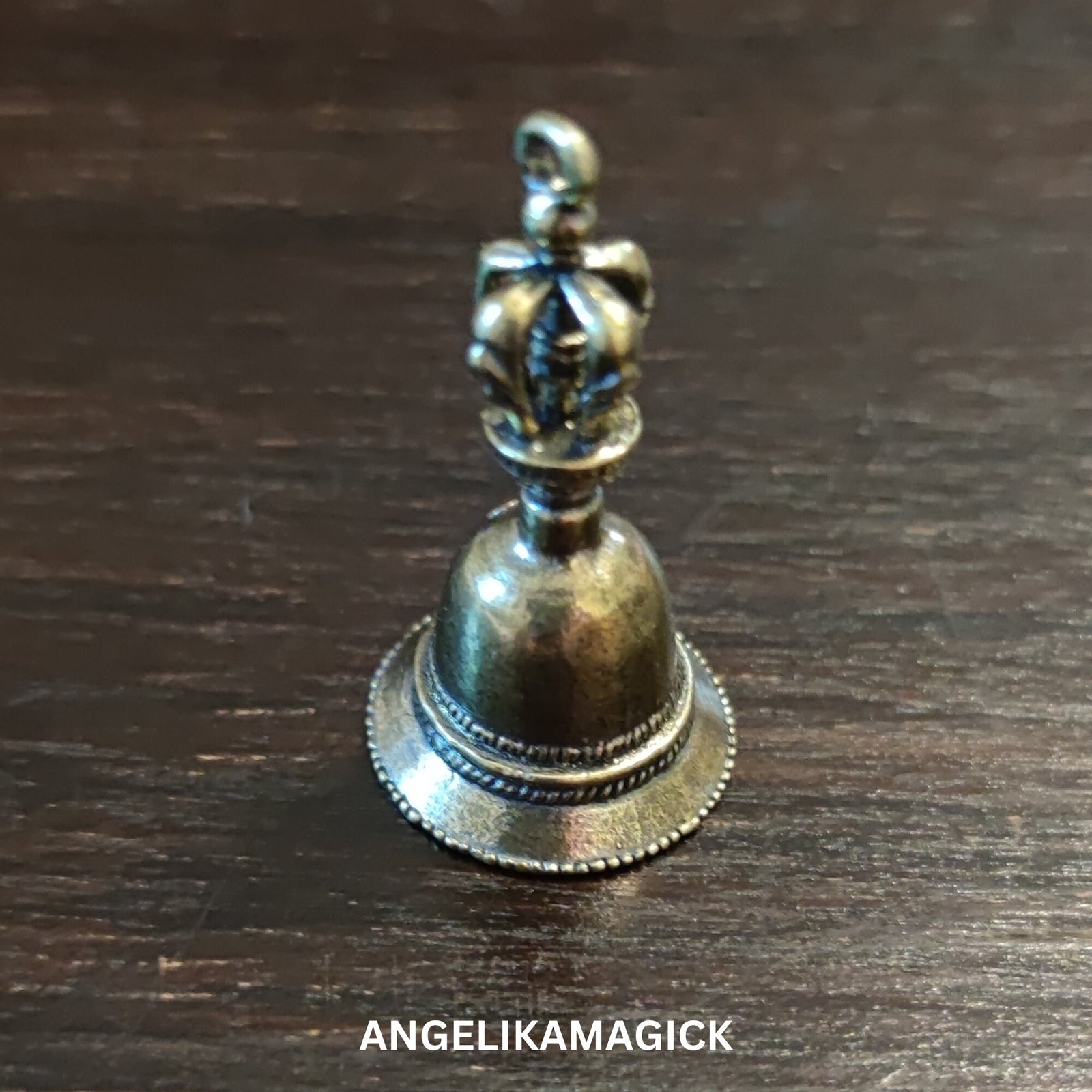 Enchanted Bell with 3 Functionalities: Cleanse Negativity, Block Malevolent Spirits, Offering for Light Arts Spirits - by Angelika Magick