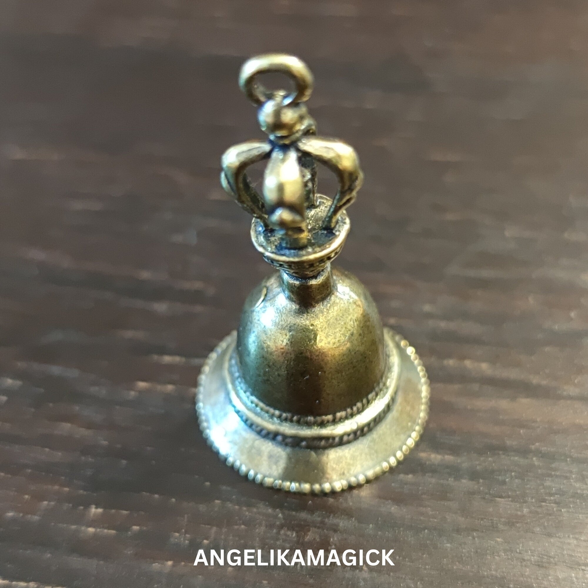 Enchanted Bell with 3 Functionalities: Cleanse Negativity, Block Malevolent Spirits, Offering for Light Arts Spirits - by Angelika Magick