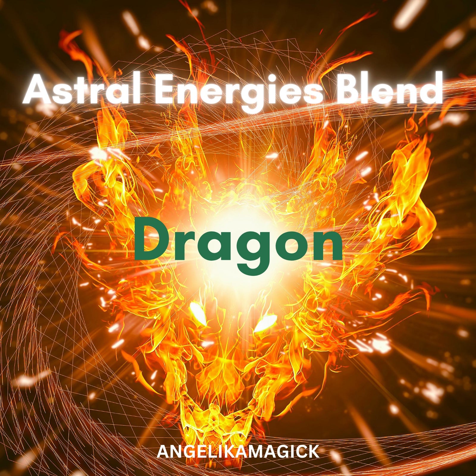 Lohikäärmeen Astral Energies Blend Enpowerment - Angelika Magick